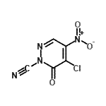CAS#: 953788-82-4, 5-Chloro-4-nitro-6-oxo-1(6H)-pyridazinecarbonitrile