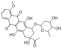 CAS#: 95405-79-1, 3'-Deamino-3'-Hydroxydaunorubicin