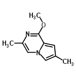 CAS#: 95407-89-9, 1-methoxy-3,7-dimethyl-pyrrolo[1,2-a]pyrazine