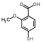 CAS#: 95420-72-7, 2-Methoxy-4-sulfanylbenzoic acid