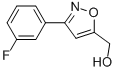CAS#: 954240-02-9, 3-(3-Fluorophenyl)-5-Isoxazolemethanol