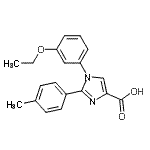 CAS#: 954382-59-3, 1-(3-Ethoxyphenyl)-2-(4-methylphenyl)-1H-imidazole-4-carboxylic acid