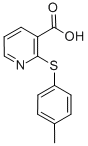 CAS 登录号：955-53-3， 2-[(4-甲基苯基)硫代]-3-吡啶羧酸