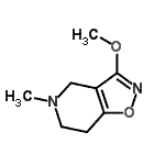 CAS#: 95579-22-9, 3-Methoxy-5-methyl-4,5,6,7-tetrahydro[1,2]oxazolo[4,5-c]pyridine