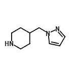 CAS#: 956075-57-3, 4-(1H-Pyrazol-1-ylmethyl)piperidine
