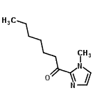 CAS 登录号：95633-74-2， 1-(1-甲基-1H-咪唑-2-基)-1-庚酮