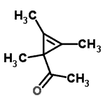 CAS#: 95641-38-6, 1-(1,2,3-Trimethyl-2-cyclopropen-1-yl)ethanone
