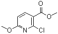CAS#: 95652-77-0, Methyl 2-chloro-6-methoxynicotinate