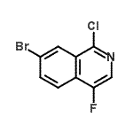 CAS#: 956700-16-6, 7-Bromo-1-chloro-4-fluoroisoquinoline