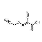CAS 登录号：95679-60-0， (2E)-氰基[(氰基甲氧基)亚氨基]乙酸
