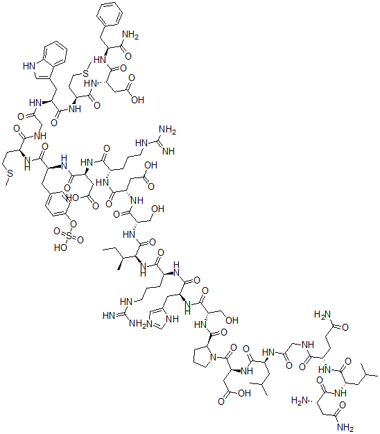 CAS 登录号:95690-77-0, 缩胆囊素 22 C-封端片段