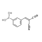 CAS 登录号：957034-31-0， [3-(2,2-二氰基乙烯基)苯基]硼酸