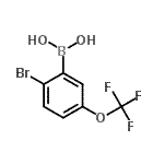 CAS#: 957034-55-8, [2-Bromo-5-(trifluoromethoxy)phenyl]boronic acid