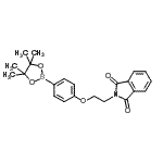 CAS#: 957061-09-5, 2-{2-[4-(4,4,5,5-Tetramethyl-1,3,2-dioxaborolan-2-yl)phenoxy]ethyl}-1H-isoindole-1,3(2H)-dione