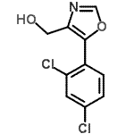 CAS 登录号：957062-73-6， [5-(2,4-二氯苯基)-1,3-恶唑-4-基]甲醇