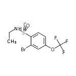 CAS#: 957062-74-7, 2-Bromo-N-ethyl-4-(trifluoromethoxy)benzenesulfonamide