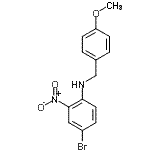 CAS#: 957062-86-1, 4-Bromo-N-(4-methoxybenzyl)-2-nitroaniline