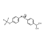 CAS#: 957062-98-5, (4-{[4-(Trifluoromethoxy)phenyl]sulfamoyl}phenyl)boronic acid