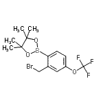 CAS 登录号：957066-13-6， 2-[2-(溴甲基)-4-(三氟甲氧基)苯基]-4,4,5,5-四甲基-1,3,2-二氧硼戊环