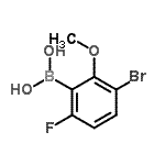 CAS#: 957120-30-8, (3-Bromo-6-fluoro-2-methoxyphenyl)boronic acid