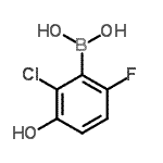 CAS#: 957121-07-2, (2-Chloro-6-fluoro-3-hydroxyphenyl)boronic acid