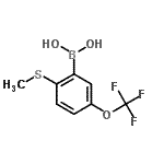 CAS#: 957121-11-8, [2-(Methylsulfanyl)-5-(trifluoromethoxy)phenyl]boronic acid