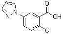 CAS 登录号：957509-90-9， 2-氯-5-(1H-吡唑-1-基)苯甲酸