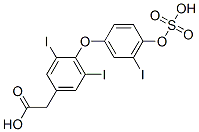 CAS 登录号:95786-11-1, 3,3',5-三碘甲腺乙酸硫酸盐