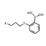 CAS#: 958453-70-8, {2-[(3-Fluoropropyl)sulfanyl]phenyl}boronic acid