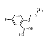 CAS#: 958454-07-4, {5-Fluoro-2-[(methylsulfanyl)methoxy]phenyl}boronic acid