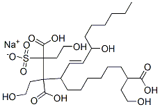 CAS#: 95873-49-7, Sodium 1,2,10-Tris(2-Hydroxyethyl) 3-(3-Hydroxynon-1-Enyl)-1-Sulphonatodecane-1,2,10-Tricarboxylate