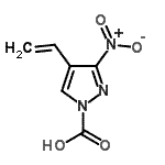 CAS 登录号：958815-11-7， 3-硝基-4-乙烯基-1H-吡唑-1-羧酸