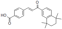 CAS 登录号：95906-68-6， (E)-4-(3-氧代-3-(5,6,7,8-四氢-5,5,8,8-四甲基-2-萘基)-1-丙烯基)苯甲酸