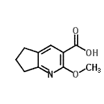 CAS#: 959237-67-3, 2-Methoxy-6,7-dihydro-5H-cyclopenta[b]pyridine-3-carboxylic acid
