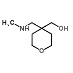 CAS#: 959238-75-6, {4-[(Methylamino)methyl]tetrahydro-2H-pyran-4-yl}methanol