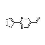 CAS#: 959240-19-8, 2-(2-Furyl)-5-pyrimidinecarbaldehyde