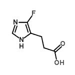CAS#: 959243-70-0, 3-(4-Fluoro-1H-imidazol-5-yl)propanoic acid