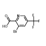 CAS#: 959245-76-2, 3-Bromo-5-(trifluoromethyl)-2-pyridinecarboxylic acid