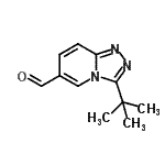 CAS#: 959977-72-1, 3-(2-Methyl-2-propanyl)[1,2,4]triazolo[4,3-a]pyridine-6-carbaldehyde