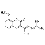 CAS#: 959985-51-4, (2E)-2-[1-(8-Methoxy-2-oxo-2H-chromen-3-yl)ethylidene]hydrazinecarboximidamide