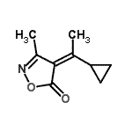 CAS#: 96151-80-3, (4Z)-4-(1-Cyclopropylethylidene)-3-methyl-1,2-oxazol-5(4H)-one