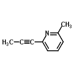 CAS#: 96206-90-5, 2-Methyl-6-(1-propyn-1-yl)pyridine