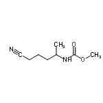 CAS#: 96232-92-7, Methyl (5-cyano-2-pentanyl)carbamate