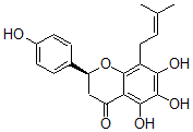 CAS#: 96253-70-2, (2S)-2,3-Dihydro-5,6,7-Trihydroxy-2alpha-(4-Hydroxyphenyl)-8-(3-Methyl-2-Butenyl)-4H-1-Benzopyran-4-One