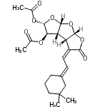 CAS#: 96313-95-0, (2S,3R,3aR,3bS,4Z,6aR,7aS)-4-[(2E)-2-(3,3-Dimethylcyclohexylidene)ethylidene]-5-oxooctahydrodifuro[2,3-b:3',2'-d]furan-2,3-diyl diacetate