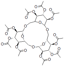 CAS#: 96399-51-8, O-Glucopyranosyl(1-6)-O-Glucopyranosyl(1-6)-O-Glucopyransoyl(1-6) 1,6''-Anhydride Nonaacetate