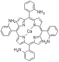 CAS 登录号：96481-61-7， 四(2-氨基苯基)卟啉钴