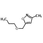CAS#: 96603-77-9, 3-Methyl-5-(propoxymethyl)-1,2-oxazole