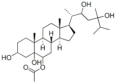 CAS#: 96736-31-1, 24-Methylcholestane-3,5,6,22,24-Pentol 6-Acetate