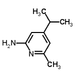 CAS#: 96842-10-3, 4-Isopropyl-6-methyl-2-pyridinamine